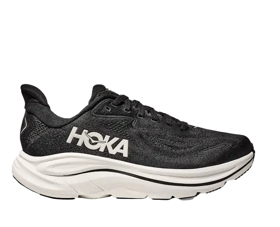 Men's Clifton 10 Wide - Black/ White