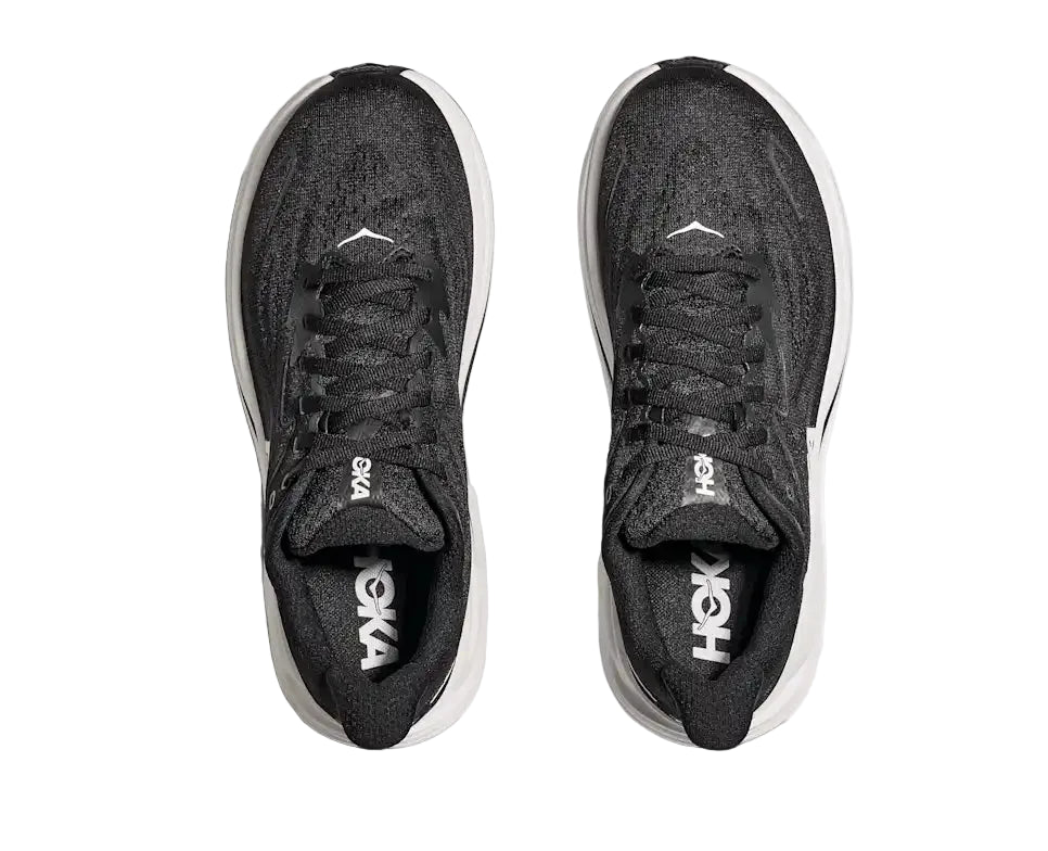 Men's Clifton 10 Wide - Black/ White