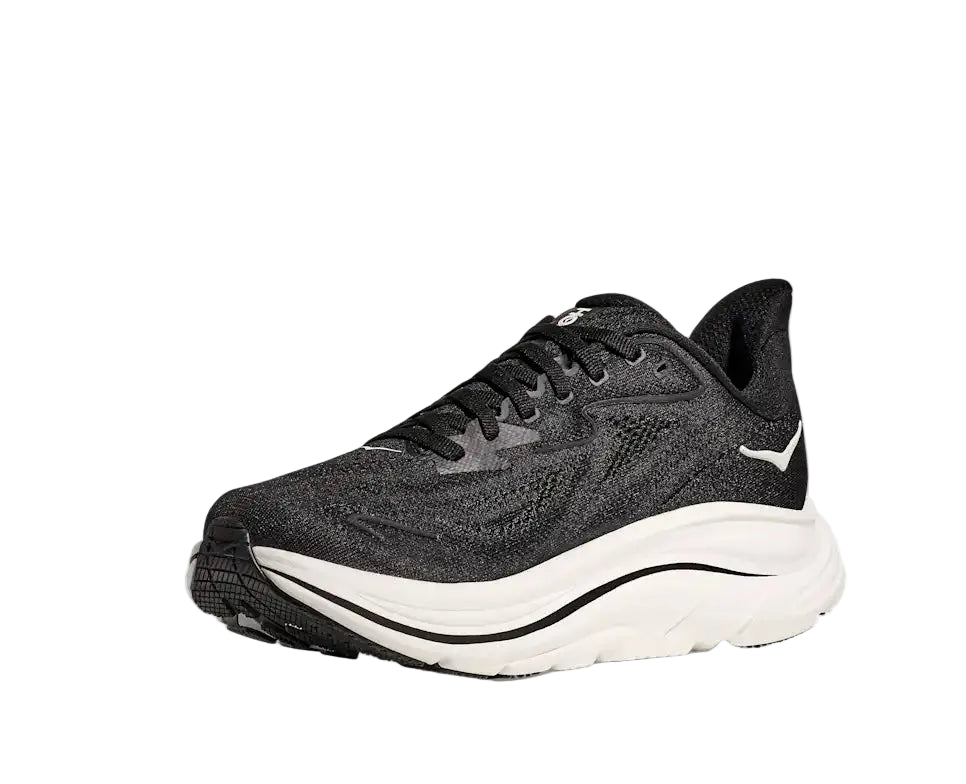 Men's Clifton 10 Wide - Black/ White
