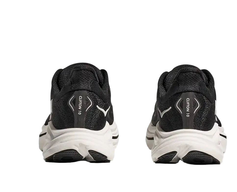 Men's Clifton 10 Wide - Black/ White