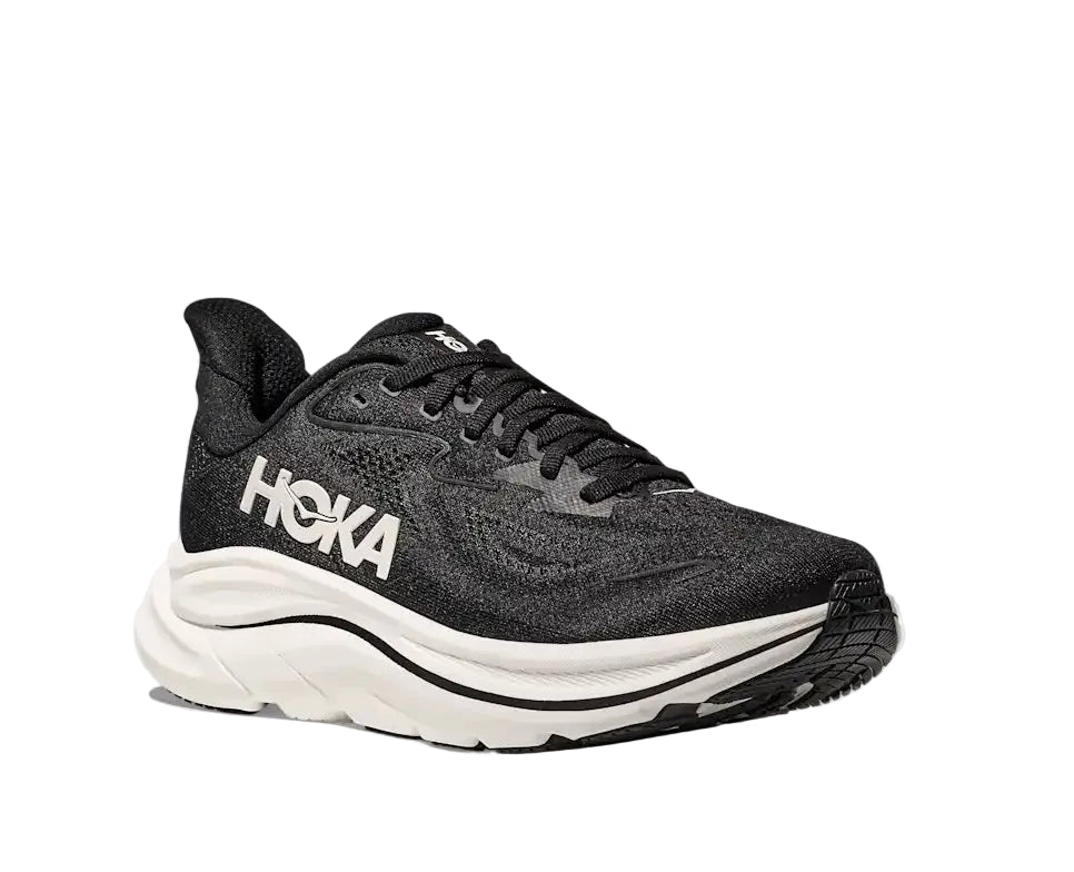 Men's Clifton 10 Wide - Black/ White