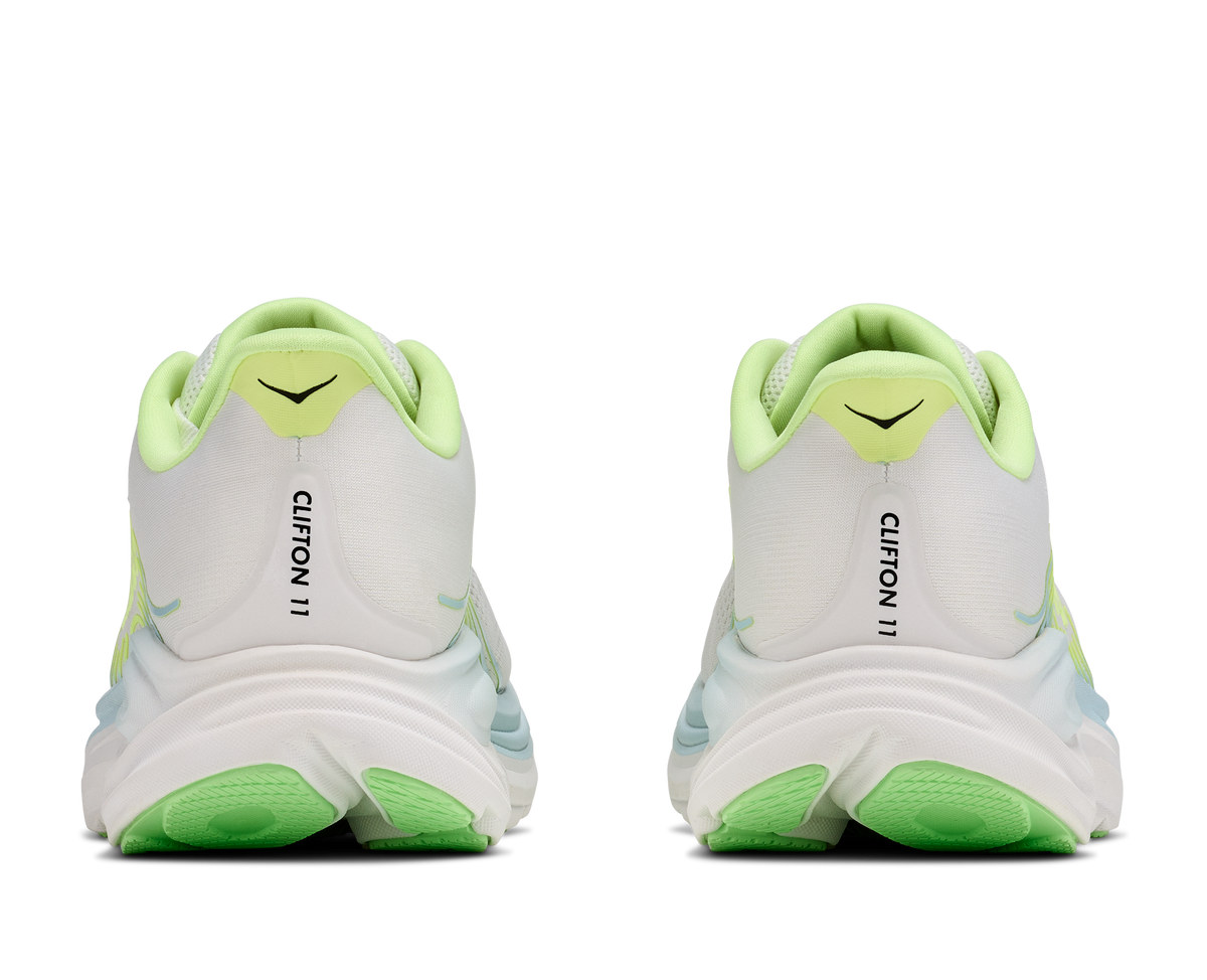 Women's Clifton 11 - FROST / NEON YUZU