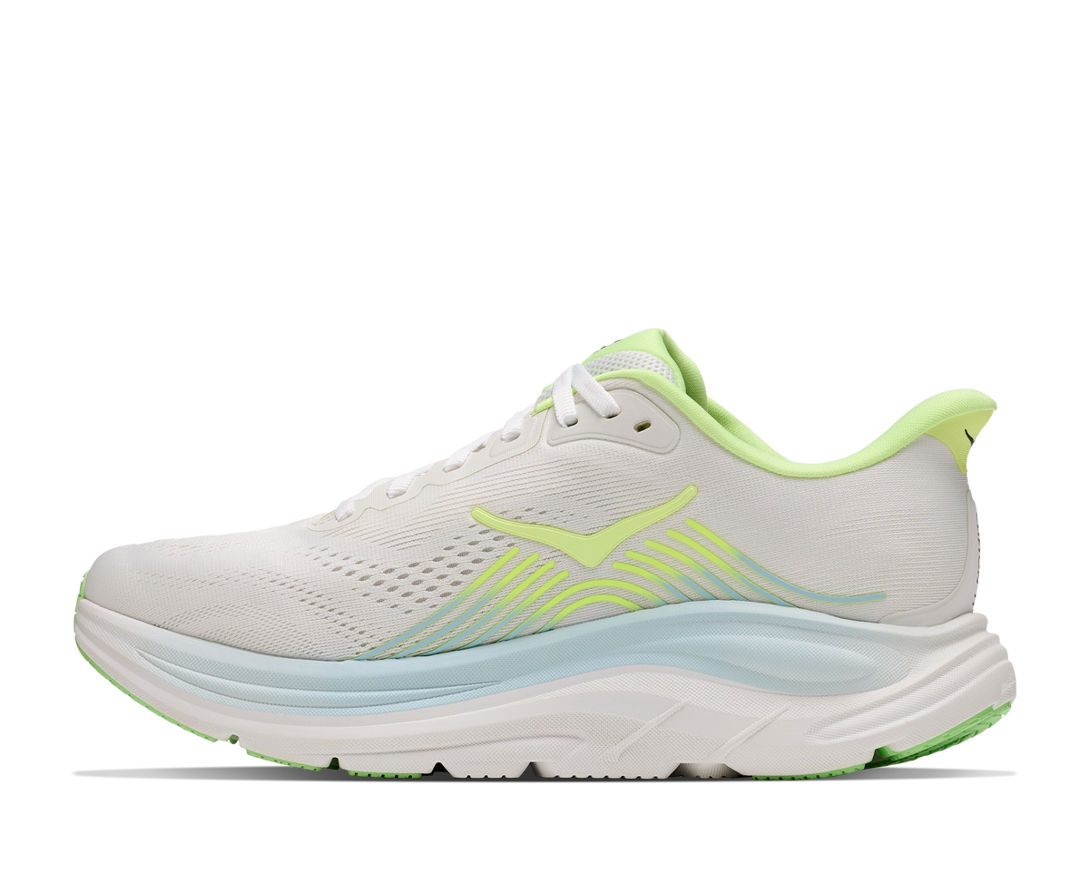 Women's Clifton 11 - FROST / NEON YUZU