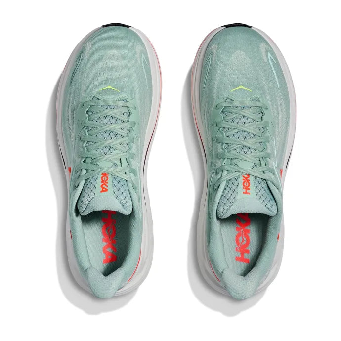 Men's Clifton 10 Wide - Sage/ Neon Flame