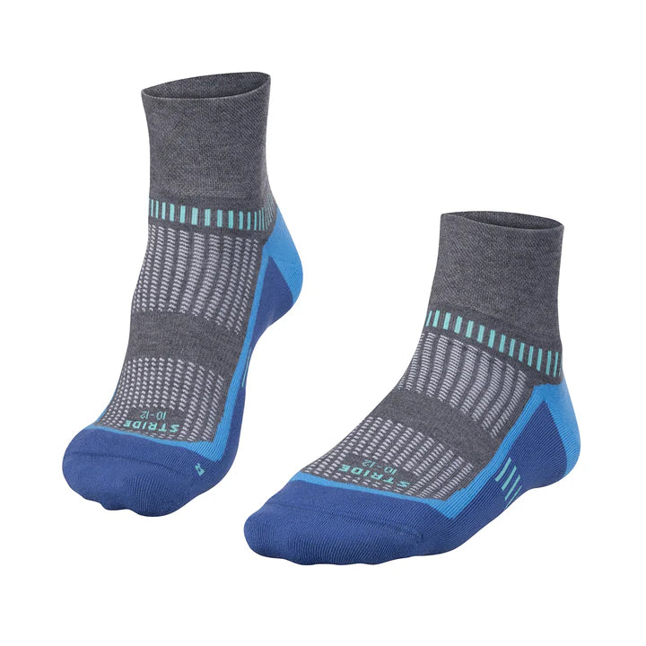 Falke Stride Anklet - GREY HEATHER/SUMMERSKY/ETH BLU