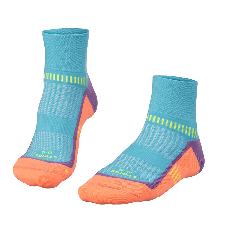 Falke Stride Anklet - FLU AQUA/BRIGHTLILAC/PEACH