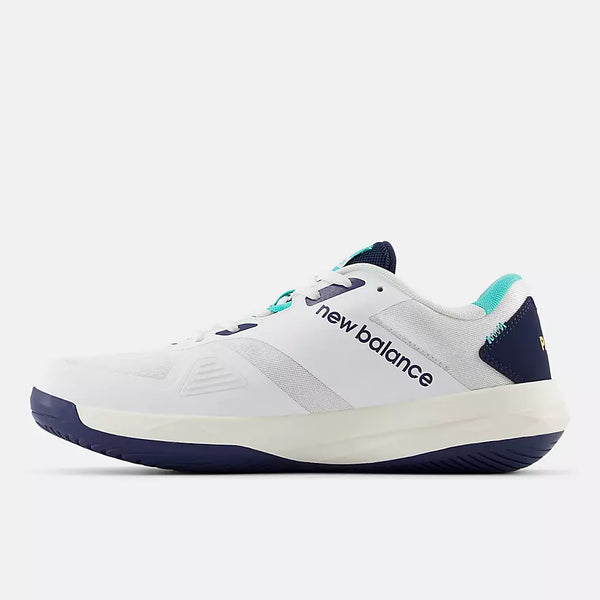 Men's FuelCell 796v4 Padel - White with nb navy and cyber jade