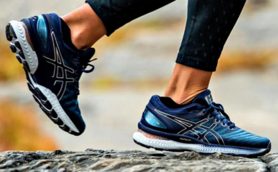 Range of women's running shoes available at The Athlete's Foot, showcasing variety and style.