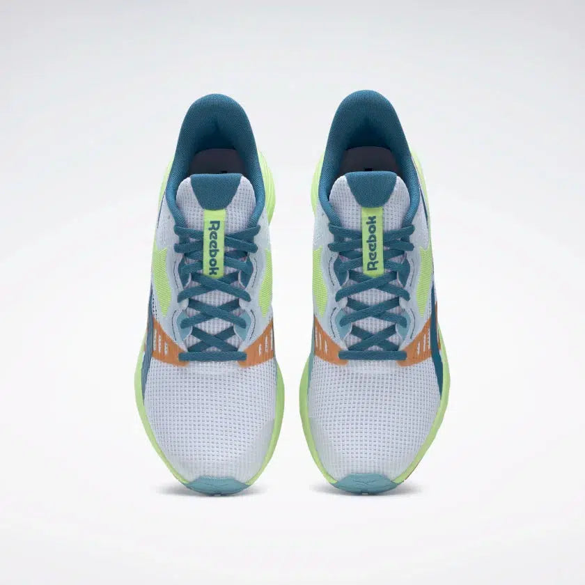 Reebok Men's Energen Tech Plus Road Running Shoes - Ftwr White/Energy Glow/Blue Pearl-Reebok