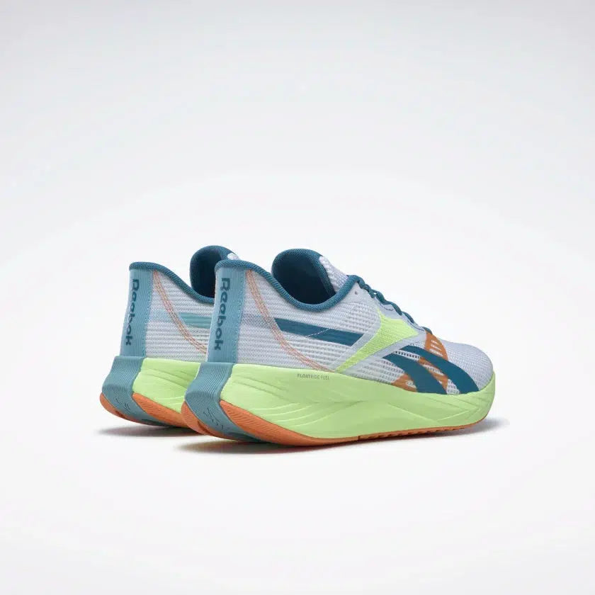 Reebok Men's Energen Tech Plus Road Running Shoes - Ftwr White/Energy Glow/Blue Pearl-Reebok