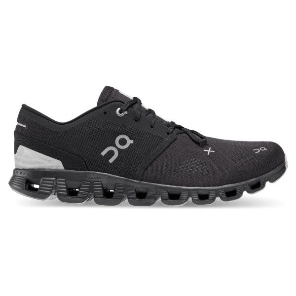 ON Men's Cloud X 3.0 Road Running Shoes-Black-On