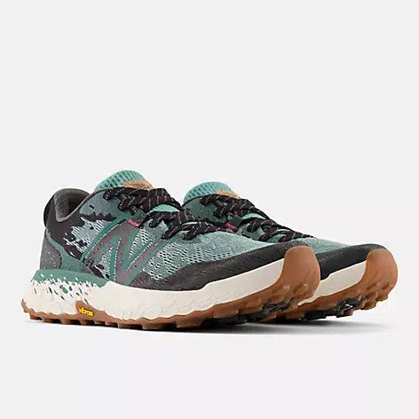 New Balance Men's Hierro V7 2E WideTrail Running Shoes-Faded teal with blacktop and vintage teal-New Balance