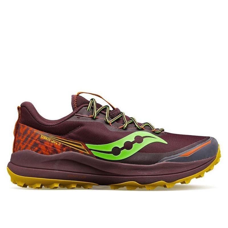 Saucony Men's Xodus Ultra 2 Trail Running Shoes - Nebula Primaire Brun-Saucony