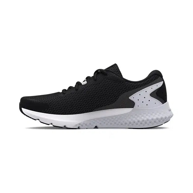 Under Armour Men's Charged Rogue 3 Road Running Shoes - Black/White-Under Armour
