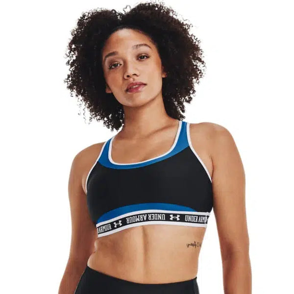 Nike Women's Victory Compression Sports Bra, Black/White, Small