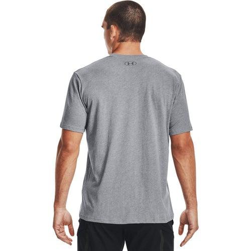 Under Armour Men's Sportstyle Logo Short Sleeve Shirt-Grey-Under Armour