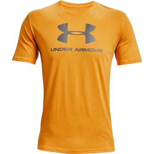 Under Armour Men's Sportstyle Logo Short Sleeve Shirt-Yellow Nectar