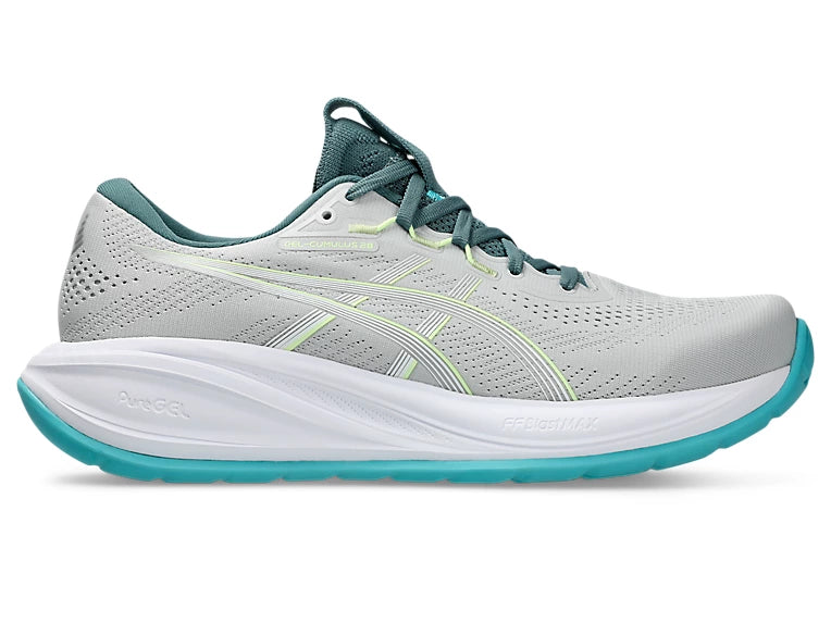 Men's Gel-Cumulus 28 - CLOUD GREY/ENERGY AQUA
