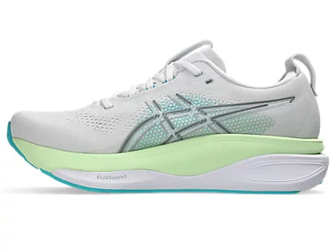 Men's Gel-Kayano 33 - WHITE/ENERGY AQUA