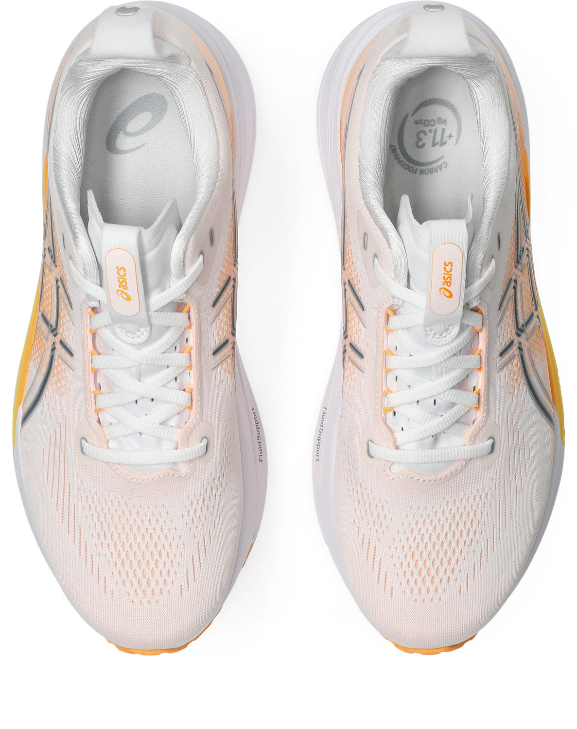 Men's Gel-Kayano 33 - WHITE/STADIUM ORANGE