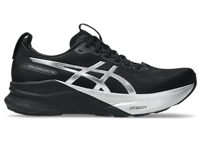 Men's Gel-Kayano 32 Platinum - Platinum/ Black
