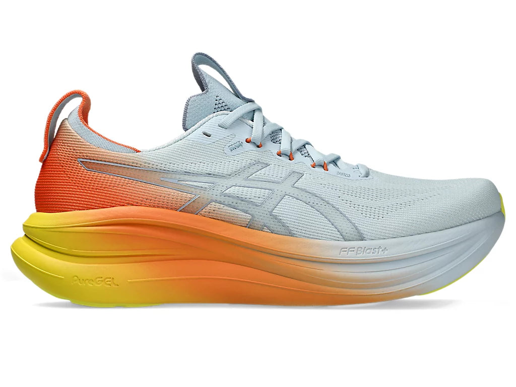 Men's Gel-Nimbus 28 - Sky/ Sun Peach