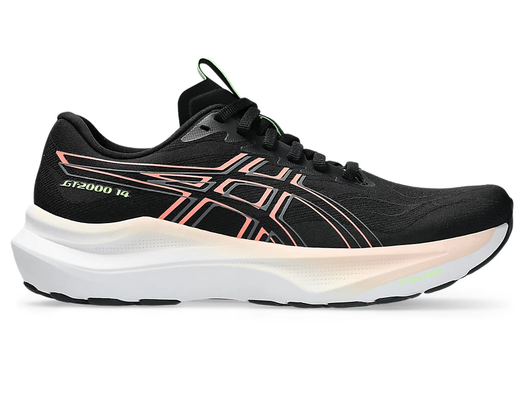 Women's GT-2000 14 - Black/ Sun Coral