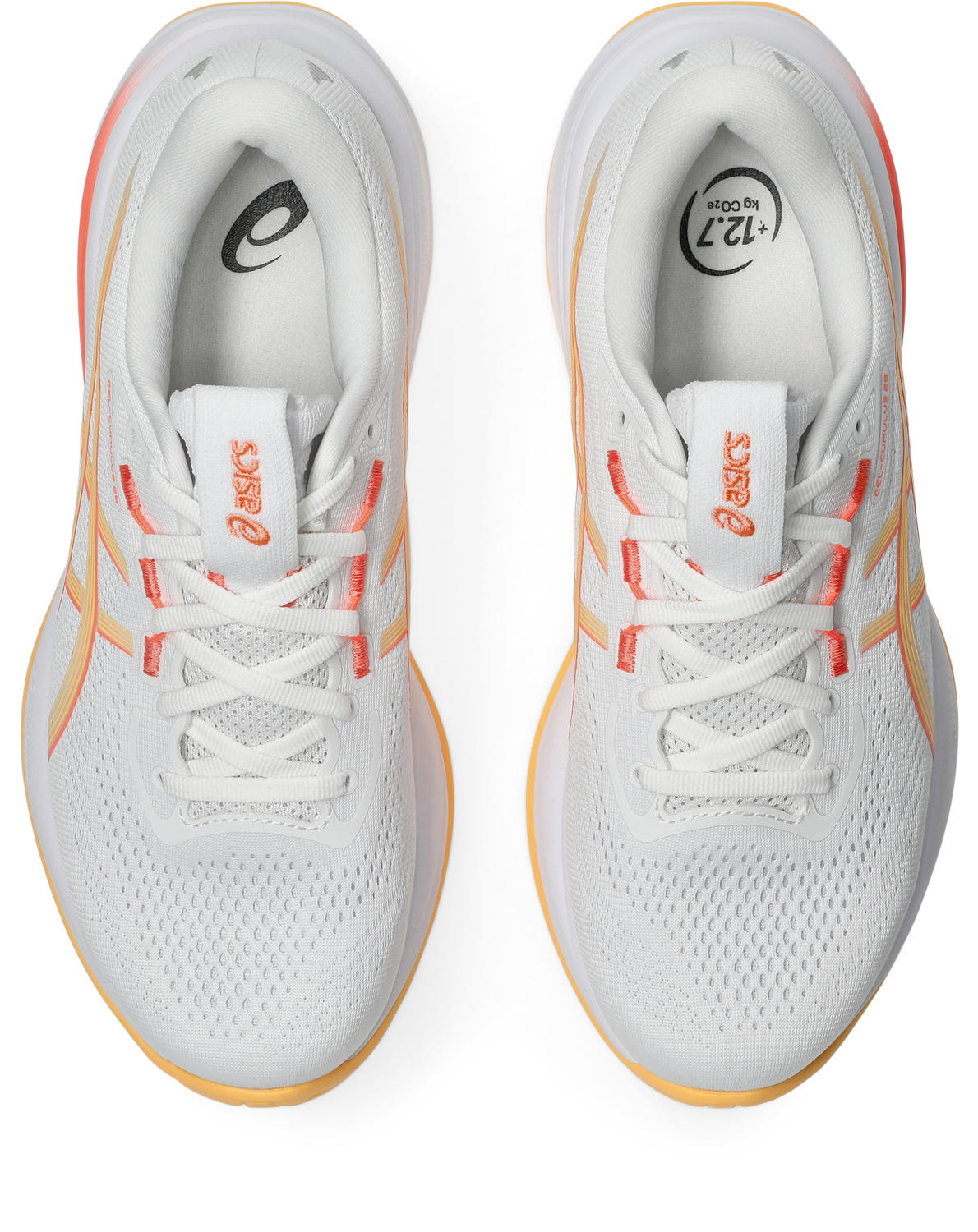 Women's Gel-Cumulus 28 - WHITE/ORANGE GLOW