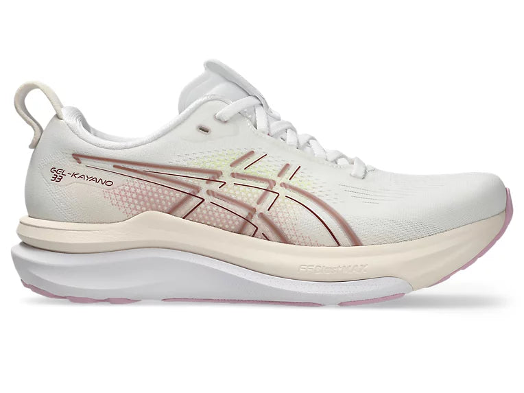 Women's Gel-Kayano 33 - WHITE/HAZY LILAC