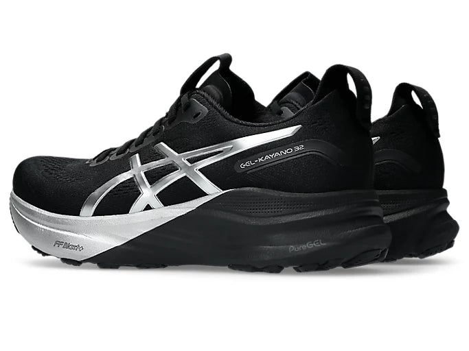 Women's Gel-Kayano 32 Platinum - Platinum/ Black