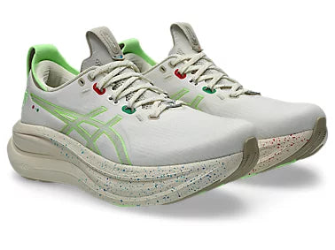 Women's Gel-Nimbus 28 - Cream/ Illuminate Green