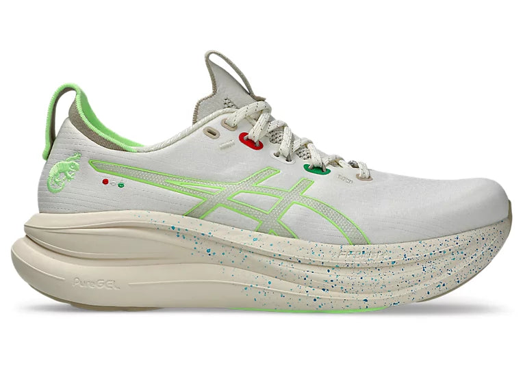 Women's Gel-Nimbus 28 - Cream/ Illuminate Green