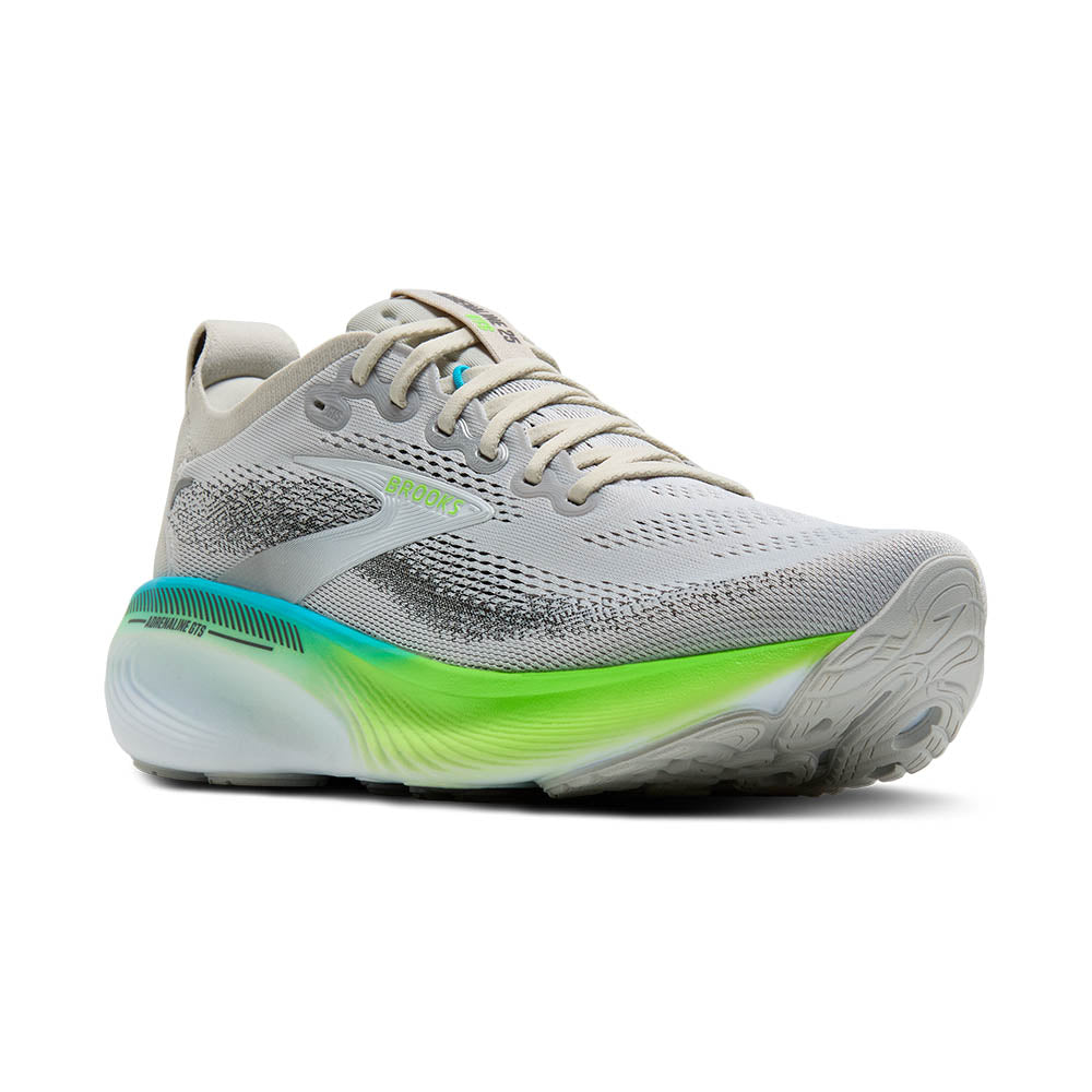 Men's Adrenaline GTS 25 - Oyster/Green Gecko/Blue