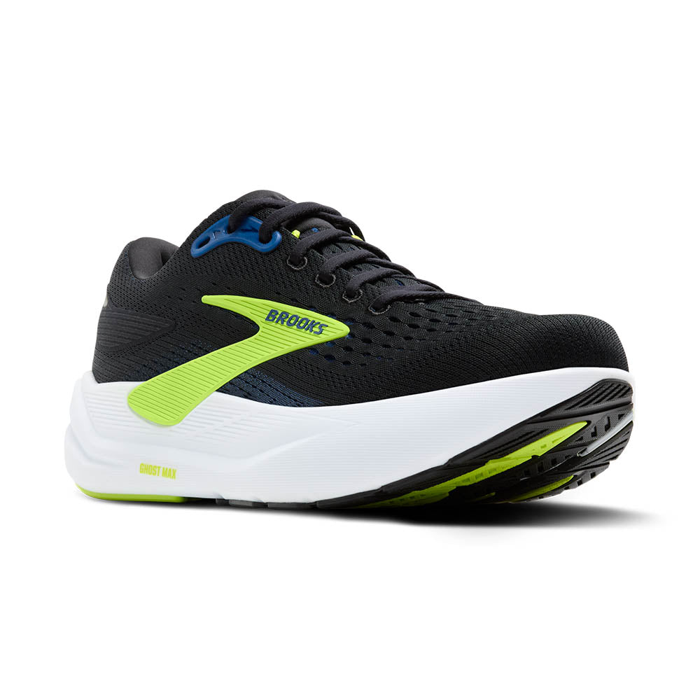 Men's Ghost Max 3 - Black/Navy/Acid Lime