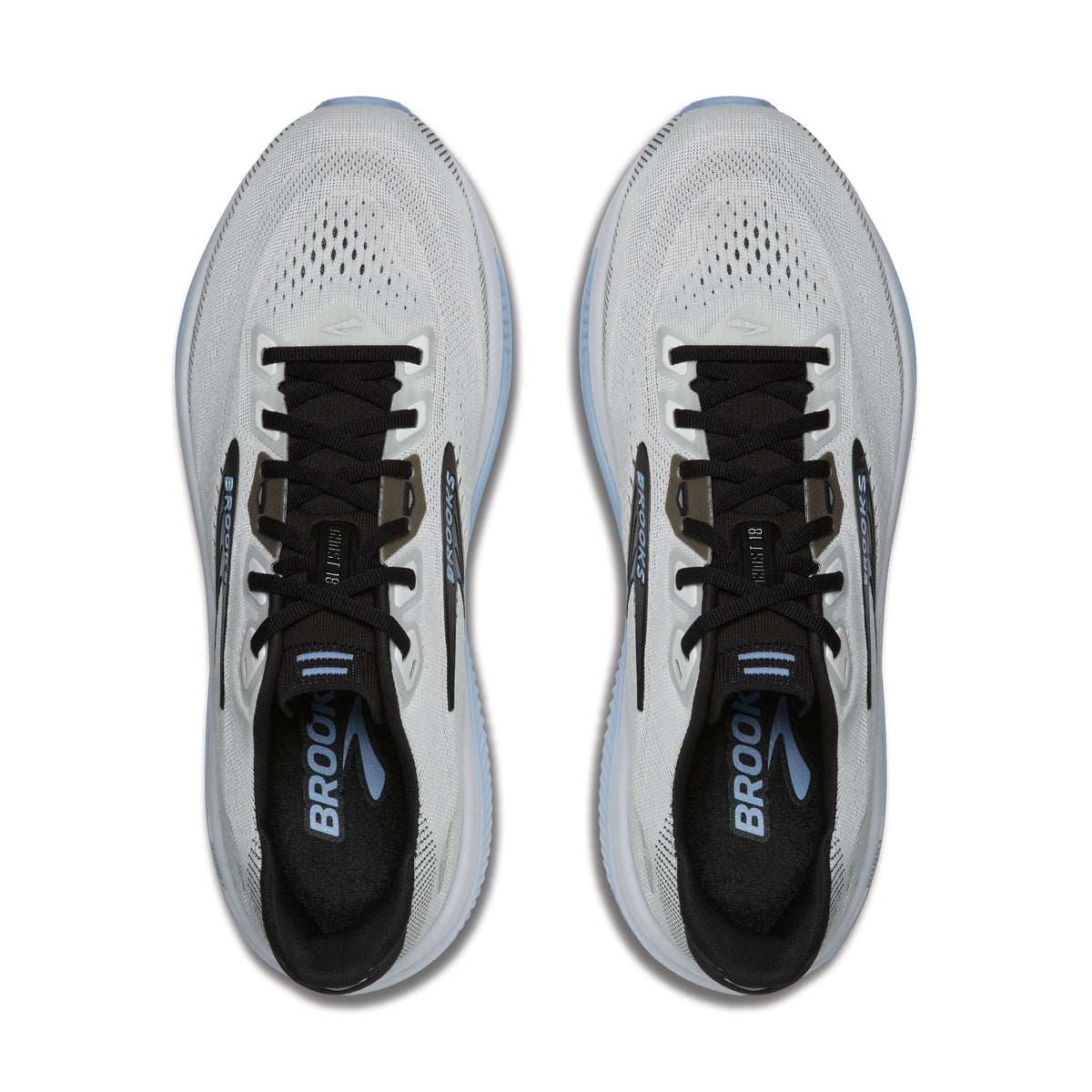 Men's Ghost 18 2E - White/Black/Open Air