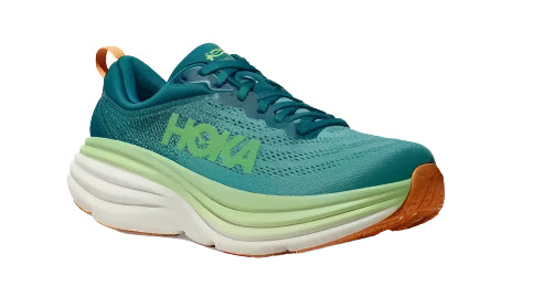 HOKA MENS BONDI 8 - DEEP LAGOON/OCEAN MINT-Hoka
