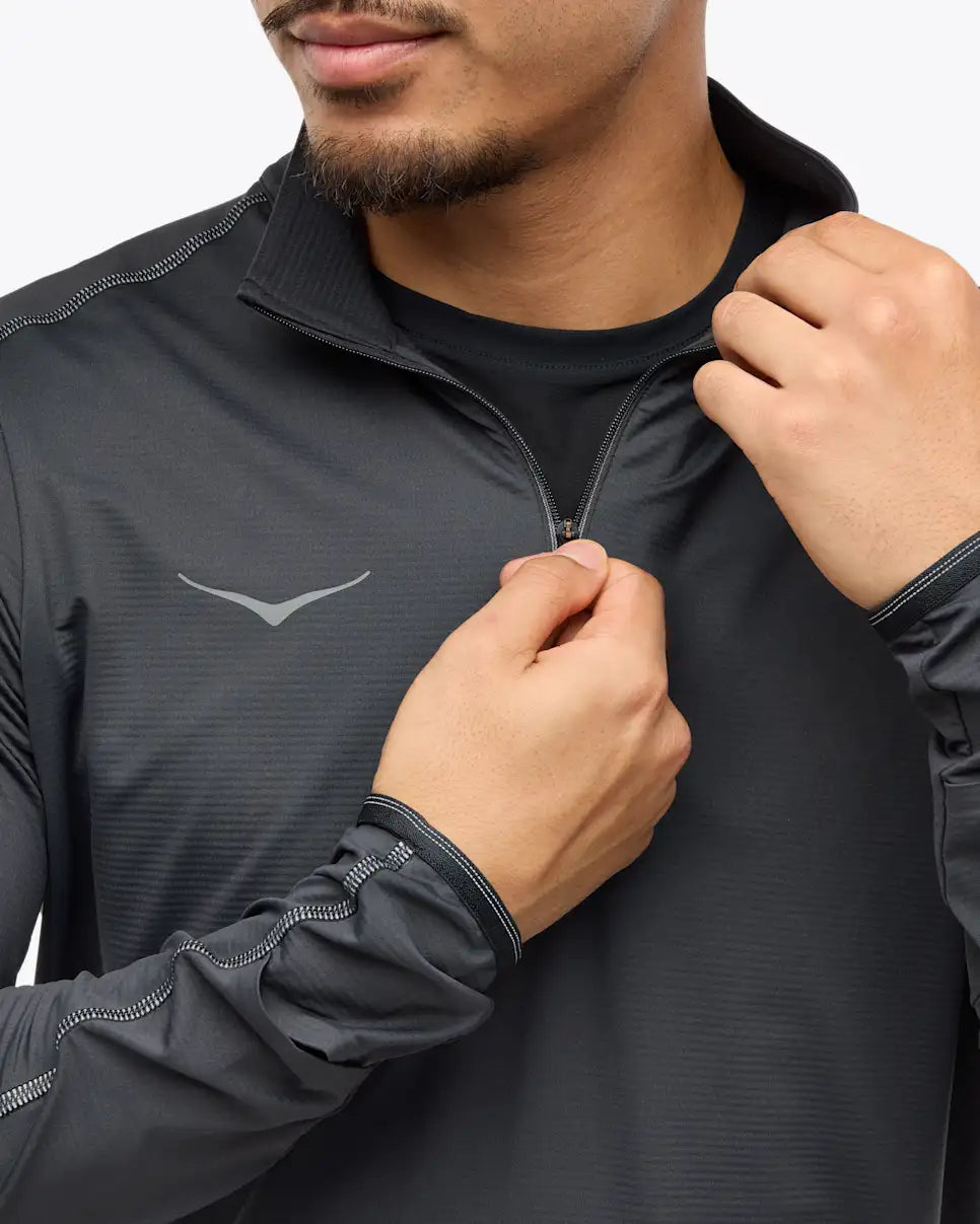 Men's GLIDETECH QUARTER ZIP - Black