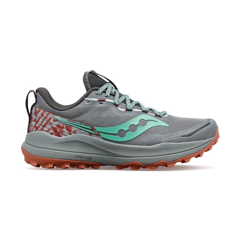 Saucony Women's Xodus Ultra 2 Trail Running Shoes - Fossil/Soot Gris-Saucony