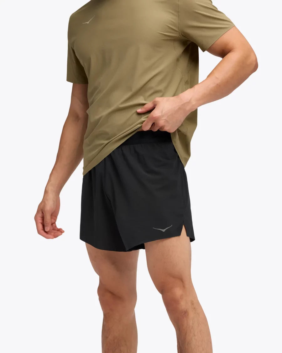 Men's GLIDE 5INCH SHORT W/ BRIEF - Black