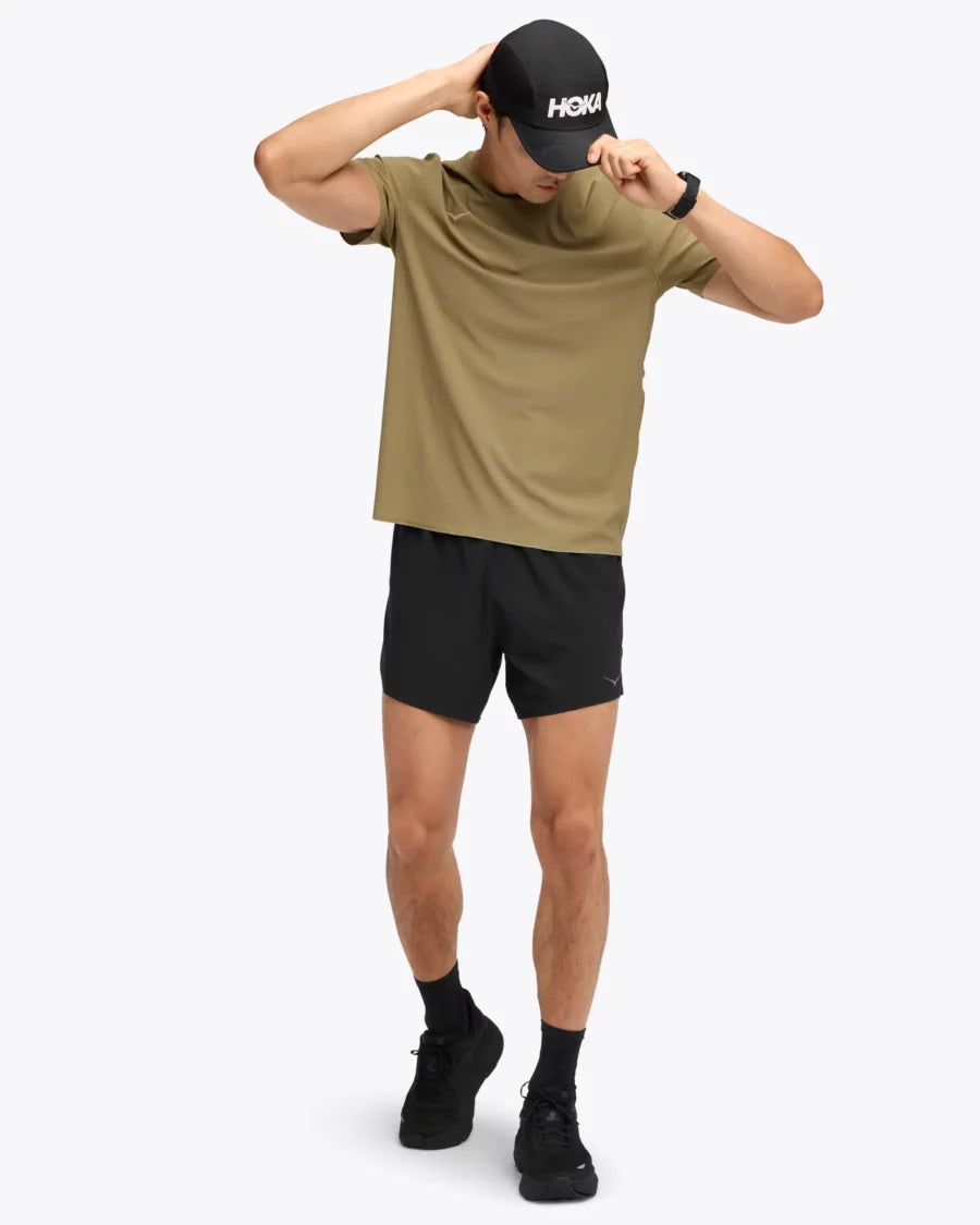 Men's GLIDE 5INCH SHORT W/ BRIEF - Black