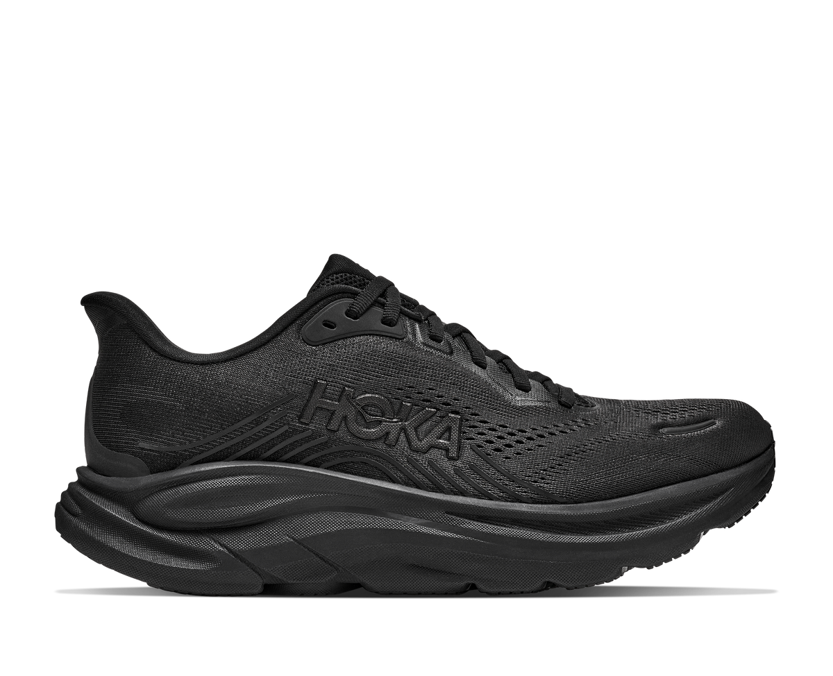 Men's Clifton 11 Wide - BLACK / BLACK