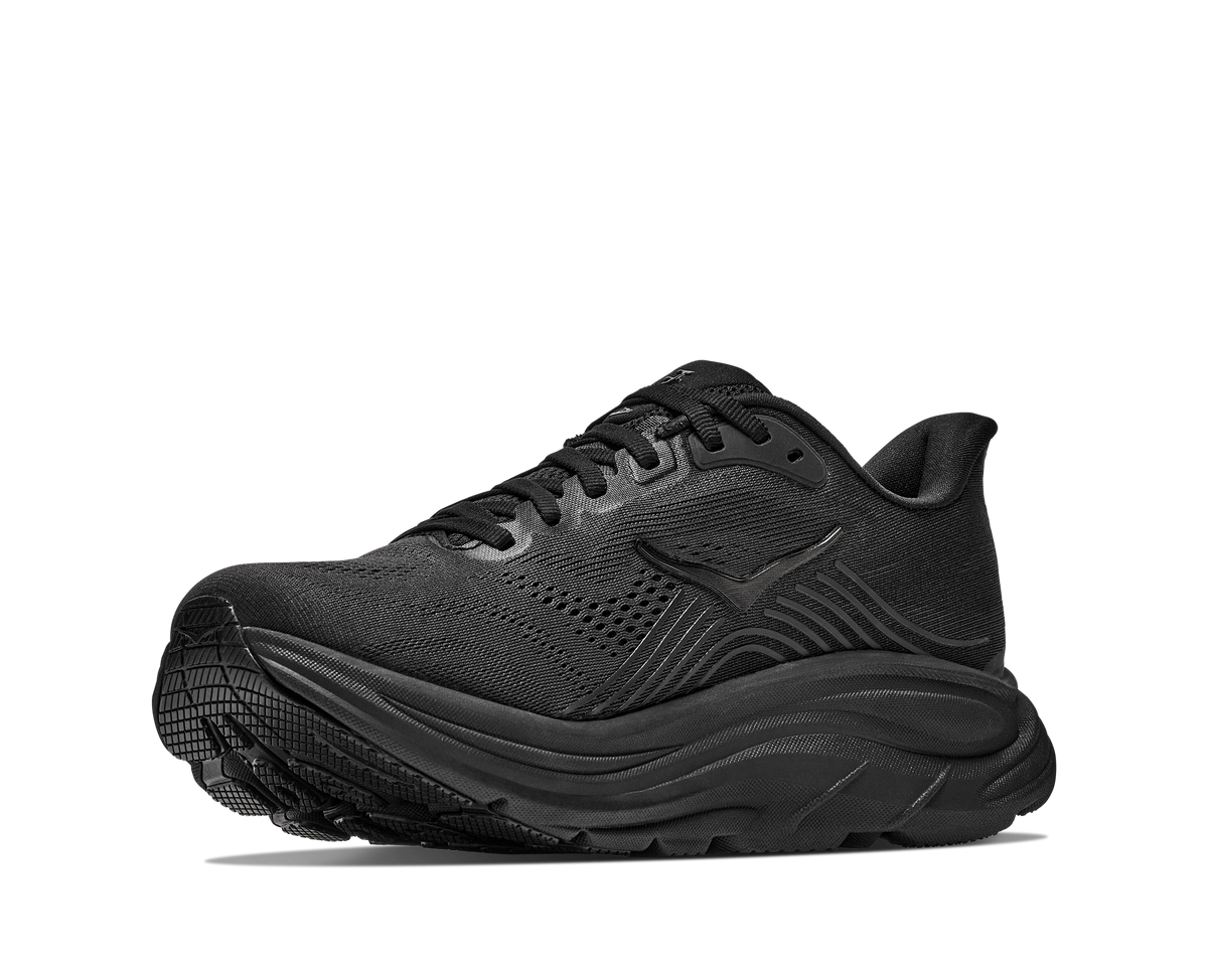 Men's Clifton 11 Wide - BLACK / BLACK
