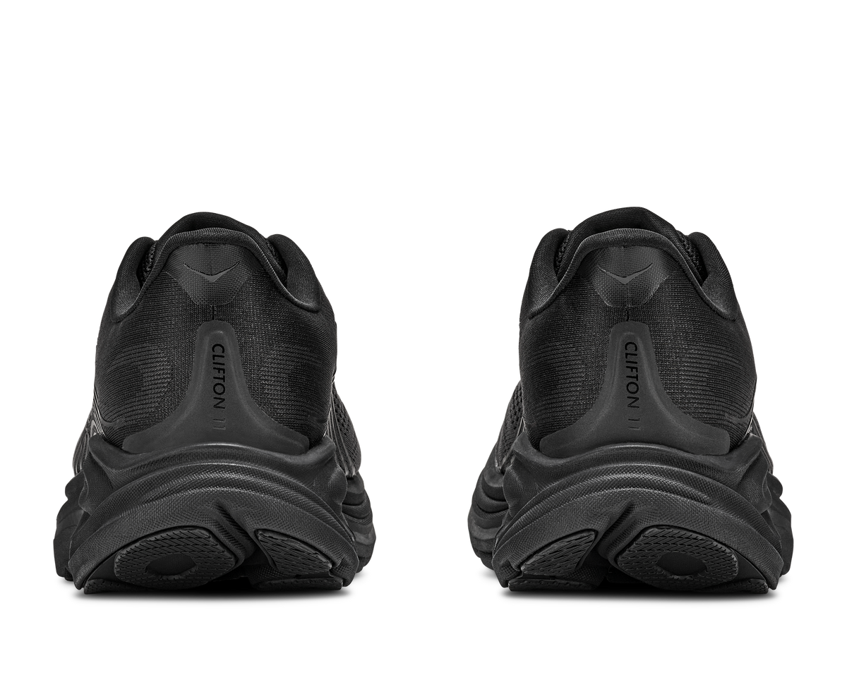 Men's Clifton 11 Wide - BLACK / BLACK