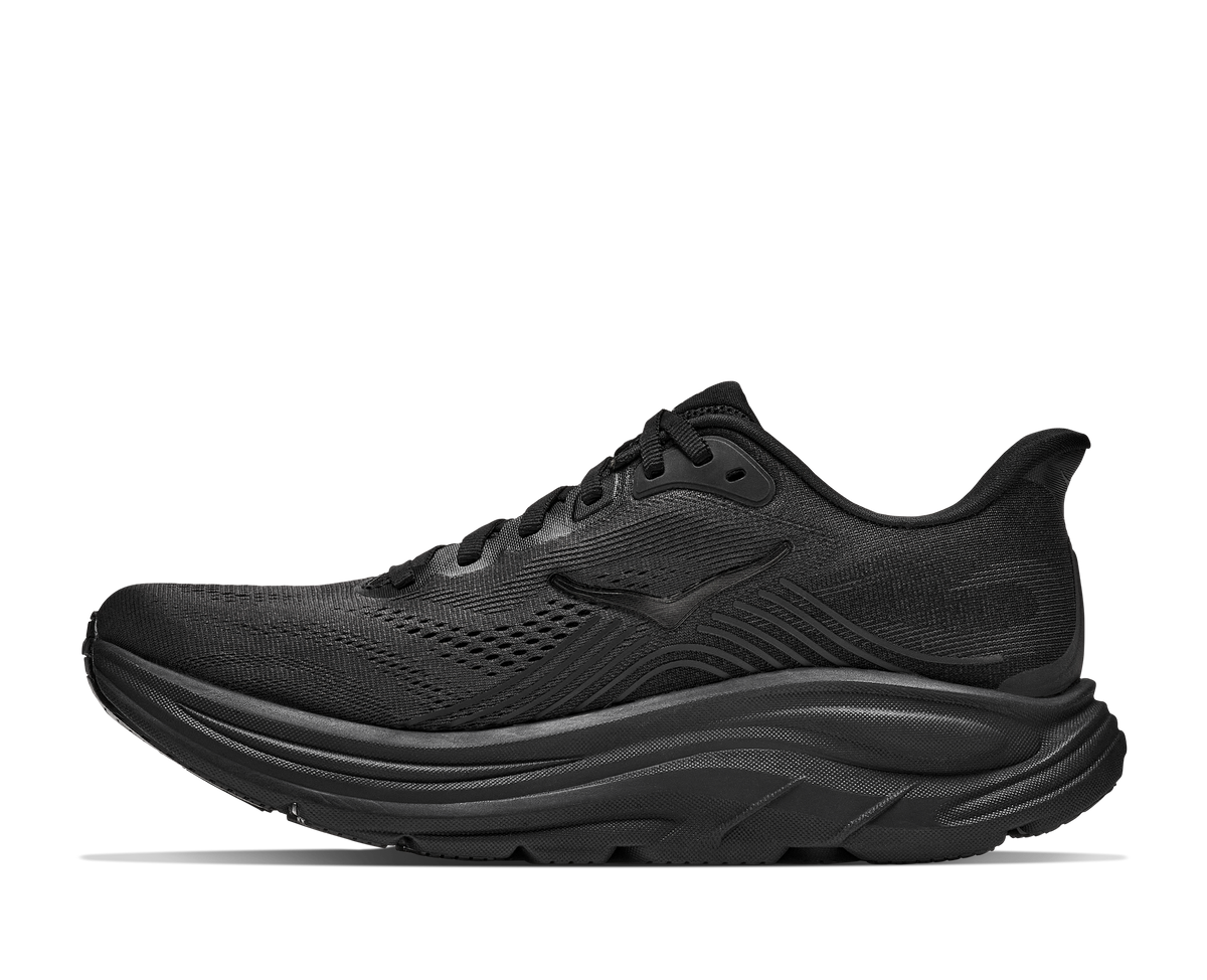 Men's Clifton 11 Wide - BLACK / BLACK