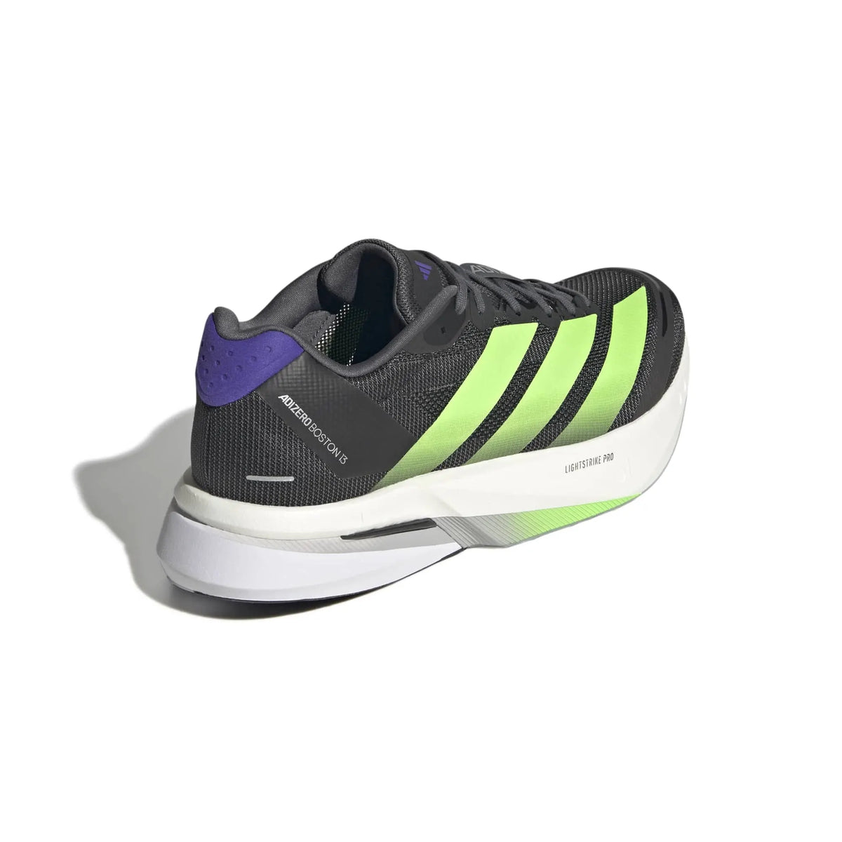 Men's Adizero Boston 13 - core black/lime burst/energy ink