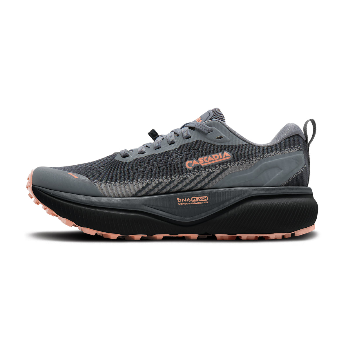 Women's Cascadia 20 - Grey/Grey/Peach