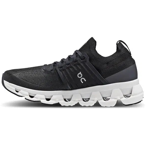 ON Women's CloudSwift 3.0 Road Running Shoes - Black-On