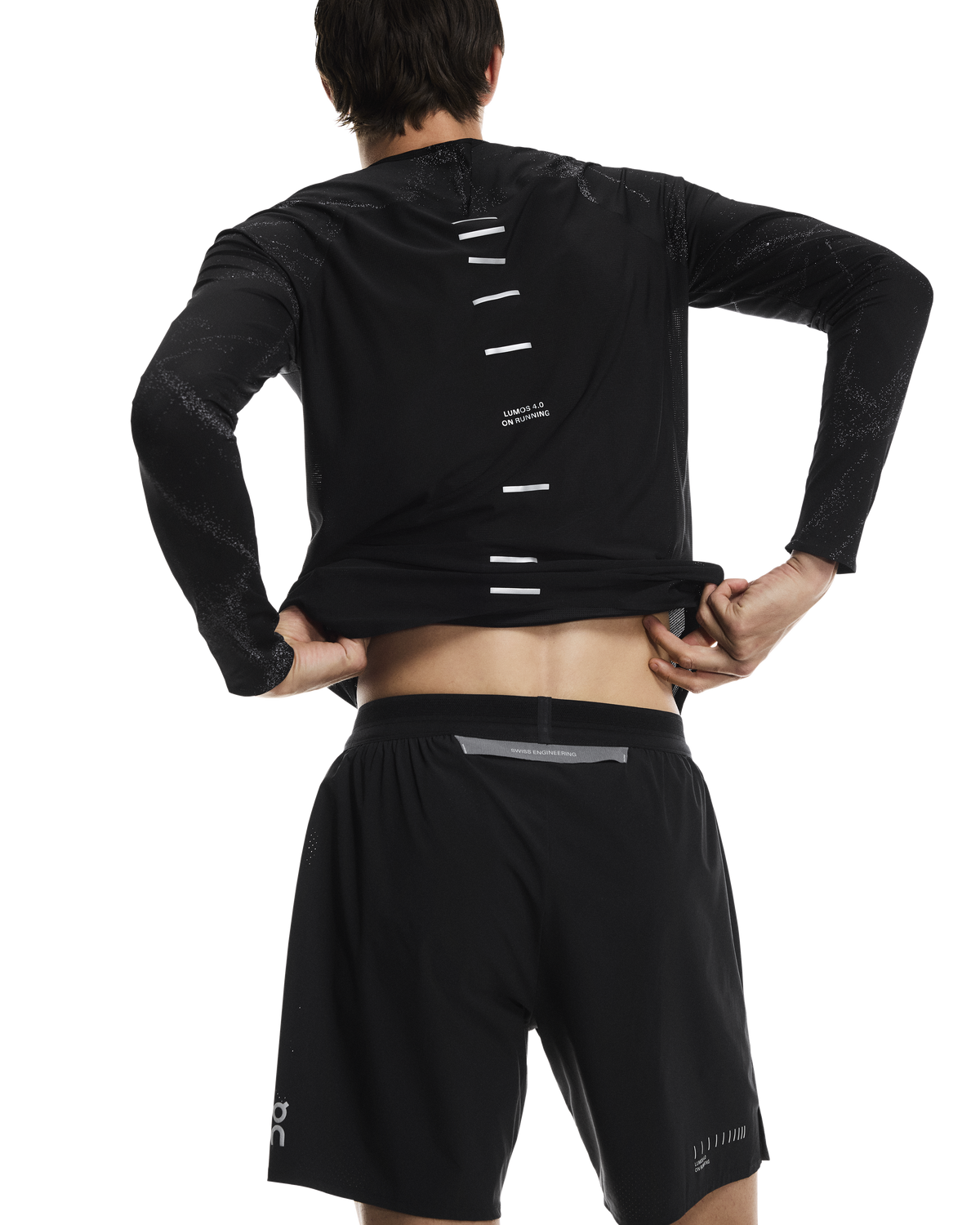 ON Performance Shorts Lumos Eclipse|Black