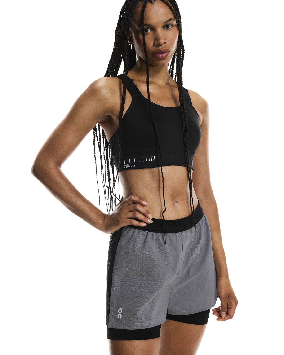 ON Performance Shorts Lumos Eclipse|Black