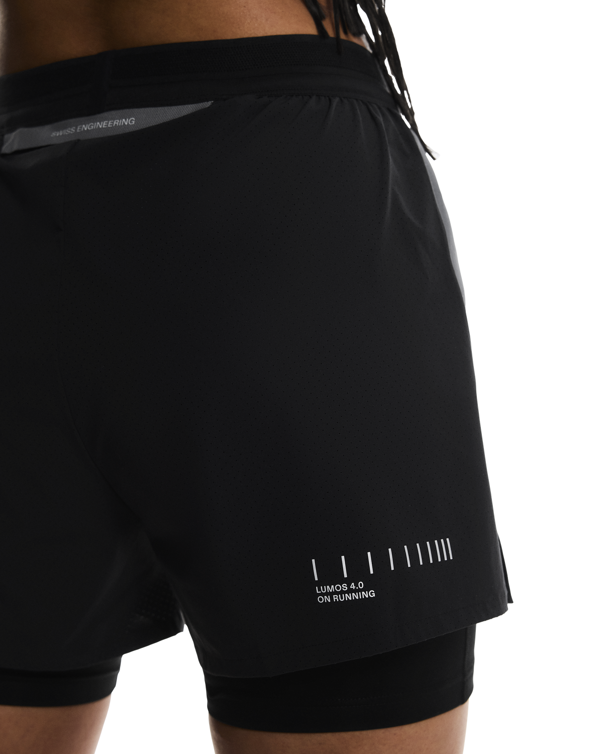 ON Performance Shorts Lumos Eclipse|Black